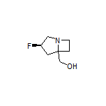 (3R)-3-Fluoro-5-(hydroxymethyl)-1-azabicyclo[3.2.0]heptane