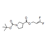 3,3-Difluoroallyl 1-Boc-pyrrolidine-3-carboxylate