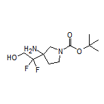 2-(3-Amino-1-Boc-pyrrolidin-3-yl)-2,2-difluoroethan-1-ol