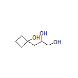 3-(1-Hydroxycyclobutyl)propane-1,2-diol