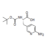 (S)-3-(6-Aminopyridin-3-yl)-2-(Boc-amino)propanoic Acid