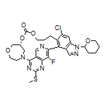 15-(2H-3,4,5,6-Tetrahydropyran-2-yl)(26R)-18-chloro-32-fluoro-4-methylthio-23,25,28-trioxa-1,3,5,9,14,15-hexaazahexacyclo[24.4.1.1[6,10].0[2,7].0[11,19].0[12,16]]dotriaconta-2,4,6,8,10(32),11(19),12(16),13,17-nonaen-24-one
