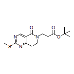 tert-Butyl 3-[2-(Methylthio)-5-oxo-7,8-dihydropyrido[4,3-d]pyrimidin-6(5H)-yl]propanoate