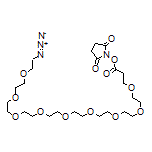 2,5-Dioxopyrrolidin-1-yl 1-Azido-3,6,9,12,15,18,21,24,27-nonaoxatriacontan-30-oate