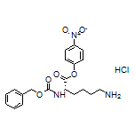 4-Nitrophenyl (S)-6-Amino-2-(Cbz-amino)hexanoate Hydrochloride