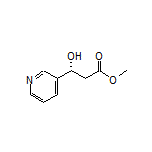 Methyl (R)-3-Hydroxy-3-(3-pyridyl)propanoate
