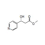 Methyl (R)-3-Hydroxy-3-(4-pyridyl)propanoate