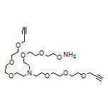 N-(Aminooxy-PEG2)-N-bis(PEG3-propargyl)