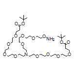N-(Aminooxy-PEG3)-N-bis(PEG4-Boc)