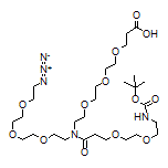 N-(Azido-PEG3)-N-(PEG2-NH-Boc)-PEG3-acid