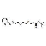 (2-pyridyldithio)-PEG2-t-butyl Ester