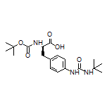 (R)-2-(Boc-amino)-3-[4-[3-(tert-butyl)ureido]phenyl]propanoic Acid