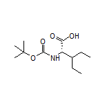 (S)-2-(Boc-amino)-3-ethylpentanoic Acid