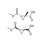 (1R,2S)-rel-2-(Methoxycarbonyl)-1-methylcyclopropanecarboxylic Acid