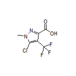 5-Chloro-1-methyl-4-(trifluoromethyl)-1H-pyrazole-3-carboxylic Acid