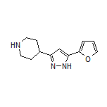 4-[5-(Furan-2-yl)-1H-pyrazol-3-yl]piperidine