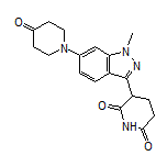 3-[1-Methyl-6-(4-oxopiperidin-1-yl)-1H-indazol-3-yl]piperidine-2,6-dione