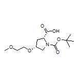 (2R,4R)-1-Boc-4-(2-methoxyethoxy)pyrrolidine-2-carboxylic Acid