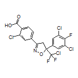 2-Chloro-4-[5-(chlorodifluoromethyl)-5-(3,5-dichloro-4-fluorophenyl)-4,5-dihydroisoxazol-3-yl]benzoic Acid