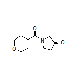 1-(Tetrahydro-2H-pyran-4-carbonyl)pyrrolidin-3-one