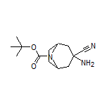 8-Boc-3-amino-3-cyano-8-azabicyclo[3.2.1]octane