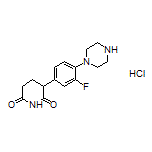 3-[3-Fluoro-4-(1-piperazinyl)phenyl]piperidine-2,6-dione Hydrochloride