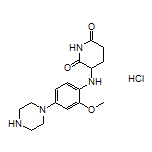 3-[[2-Methoxy-4-(1-piperazinyl)phenyl]amino]piperidine-2,6-dione Hydrochloride