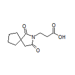 3-(1,3-Dioxo-2-azaspiro[4.4]nonan-2-yl)propanoic Acid