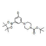 3-(4-Boc-piperazin-1-yl)phenyl-5-d1-boronic Acid Pinacol Ester