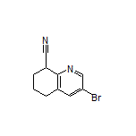 3-Bromo-5,6,7,8-tetrahydroquinoline-8-carbonitrile