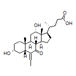 (R)-4-[(3R,5R,8R,9S,10R,12S,13R,14S,17R)-6-Ethylidene-3,12-dihydroxy-10,13-dimethyl-7-oxohexadecahydro-1H-cyclopenta[a]phenanthren-17-yl]pentanoic Acid