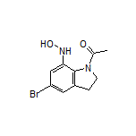 1-[5-Bromo-7-(hydroxyamino)indolin-1-yl]ethanone