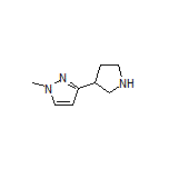 1-Methyl-3-(pyrrolidin-3-yl)-1H-pyrazole