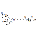 7-[4-[2-(2,6-Dioxopiperidin-3-yl)-1,3-dioxo-2,3-dihydro-1H-isoindol-4-yl]piperazin-1-yl]heptanoic Acid Trifluoroacetate