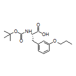 (S)-2-(Boc-amino)-3-(3-propoxyphenyl)propanoic Acid