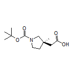 (R)-2-(1-Boc-3-methylpyrrolidin-3-yl)acetic Acid