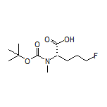 (S)-2-[Boc-(methyl)amino]-5-fluoropentanoic Acid