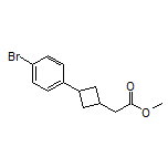 Methyl 2-[3-(4-Bromophenyl)cyclobutyl]acetate