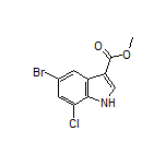 Methyl 5-Bromo-7-chloro-1H-indole-3-carboxylate