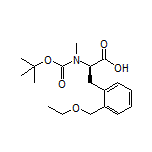 (R)-2-[Boc-(methyl)amino]-3-[2-(ethoxymethyl)phenyl]propanoic Acid
