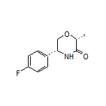 (2R,5R)-5-(4-Fluorophenyl)-2-methylmorpholin-3-one