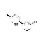 (2R,5R)-5-(3-Chlorophenyl)-2-methylmorpholine