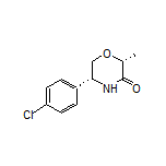 (2R,5R)-5-(4-Chlorophenyl)-2-methylmorpholin-3-one