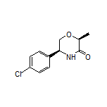 (2S,5S)-5-(4-Chlorophenyl)-2-methylmorpholin-3-one