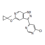 3-(6-Chloropyrimidin-4-yl)-5-(1-methylcyclopropoxy)-1H-pyrazolo[3,4-c]pyridine