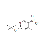4-Methyl-2-(1-methylcyclopropoxy)-5-nitropyridine