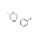 (2S,5S)-5-(3-Fluorophenyl)-2-methylmorpholine
