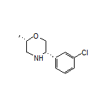 (2S,5S)-5-(3-Chlorophenyl)-2-methylmorpholine