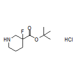 tert-Butyl 3-Fluoropiperidine-3-carboxylate Hydrochloride