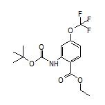 Ethyl 2-(Boc-amino)-4-(trifluoromethoxy)benzoate
